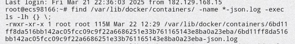 宝塔docker 获取容器日志卡死如何解决？-山河网创